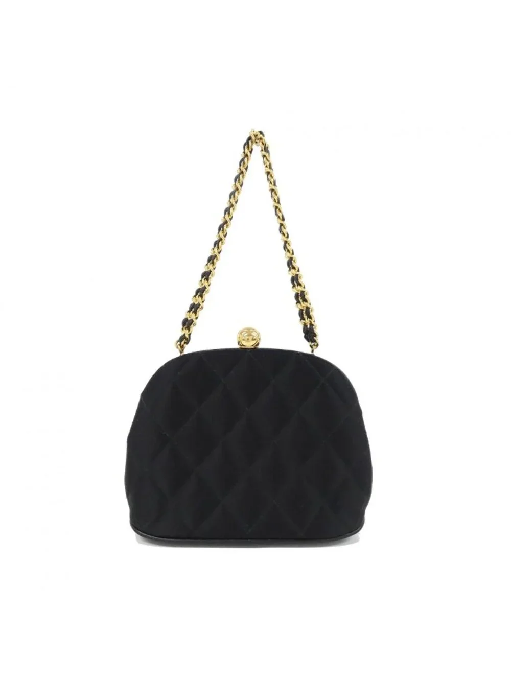 Chanel Vintage Bag Handbag Black